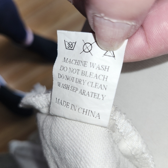 Distressed White Denim Jacket - Picture 7 of 7